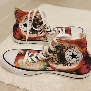 Donut Pattern Converse All Star High Top